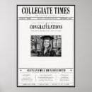 Search for graduation autograph posters Black and white