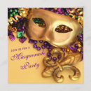 Recherche de masque pourpre invitations Fleur de lis