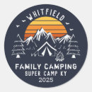 Search for retro camp stickers Vacation
