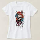 Search for floral skull tshirts Colourful