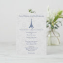 Recherche de tours eiffel invitations Bleu