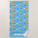 Recherche de sesame street beach towels Doodle graphic