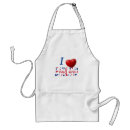 Search for i heart aprons Red
