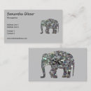 Recherche de éléphants cartes visite Pour elle