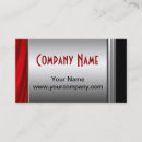 Recherche de rouge et argent cartes visite Noir
