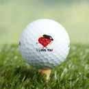 Search for i love you golf balls Valentine