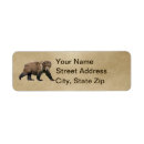 Search for grizzly return address labels Alaska