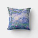 Search for monet pillows Water lilies