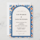 Search for red and blue wedding invitations Stylish