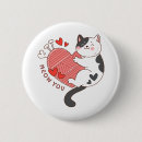 Search for cat valentine buttons Heart