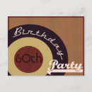 Search for vinyl record birthday invitations Milestone