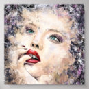 Search for woman with red lips posters Blue eyes