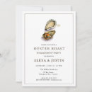 Search for oyster party invitations Watercolor