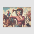 Recherche de cowboy tissue paper Cheval