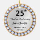 Search for 25th wedding anniversary ornaments 25 years of marriage