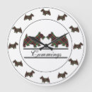 Search for scottie dog clocks Tartan