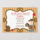 Recherche de cheval de basculage invitations Cowboy