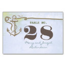 Search for nautical table cards Blue