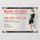 Search for flapper girl invitations 1920's