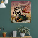 Search for vintage road signs posters Route 66