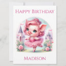 Search for pink pig birthday cards Children