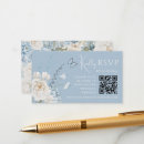 Search for rsvp wedding enclosure cards Dusty blue
