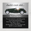 Search for antique car birthday invitations Classic