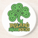 Search for clover designs coasters Irish