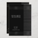 Recherche de nye party invitations Noir