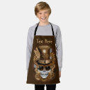Search for steampunk aprons Skull