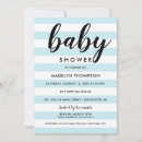 Search for light blue baby shower invitations Modern