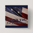 Search for thank you for your service buttons Stars and stripes