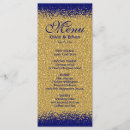 Search for gold royal blue menus Modern