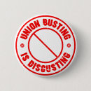 Search for busted buttons Union busting