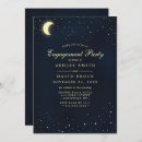 Search for moon engagement party invitations Celestial
