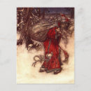 Recherche de vintage santa claus postcards Aquarelle