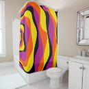 Search for orange and black stripe shower curtains Modern