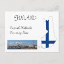 Recherche de drapeau finlande cartes postales Scandinavie