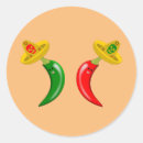Search for green chili pepper stickers Sombrero