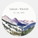 Search for round mountain stickers Modern elegant