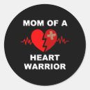 Search for stroke ribbon stickers Chd warrior
