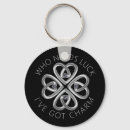 Search for clover keychains Good luck charm