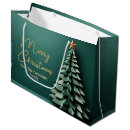 Search for green gold gift bags Christmas tree