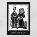 Recherche de skeleton mariage invitations Mariée