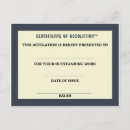 Search for certification postcards Certificate