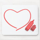 Recherche de stylos tapis souris Rouge