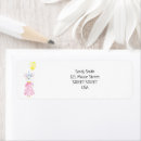 Search for tickets return address labels Watercolor