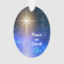 Search for peace on earth ornaments Sky