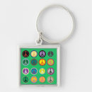 Recherche de symbole paix porteclés 60