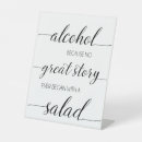 Search for funny wedding tabletop signs Elegant